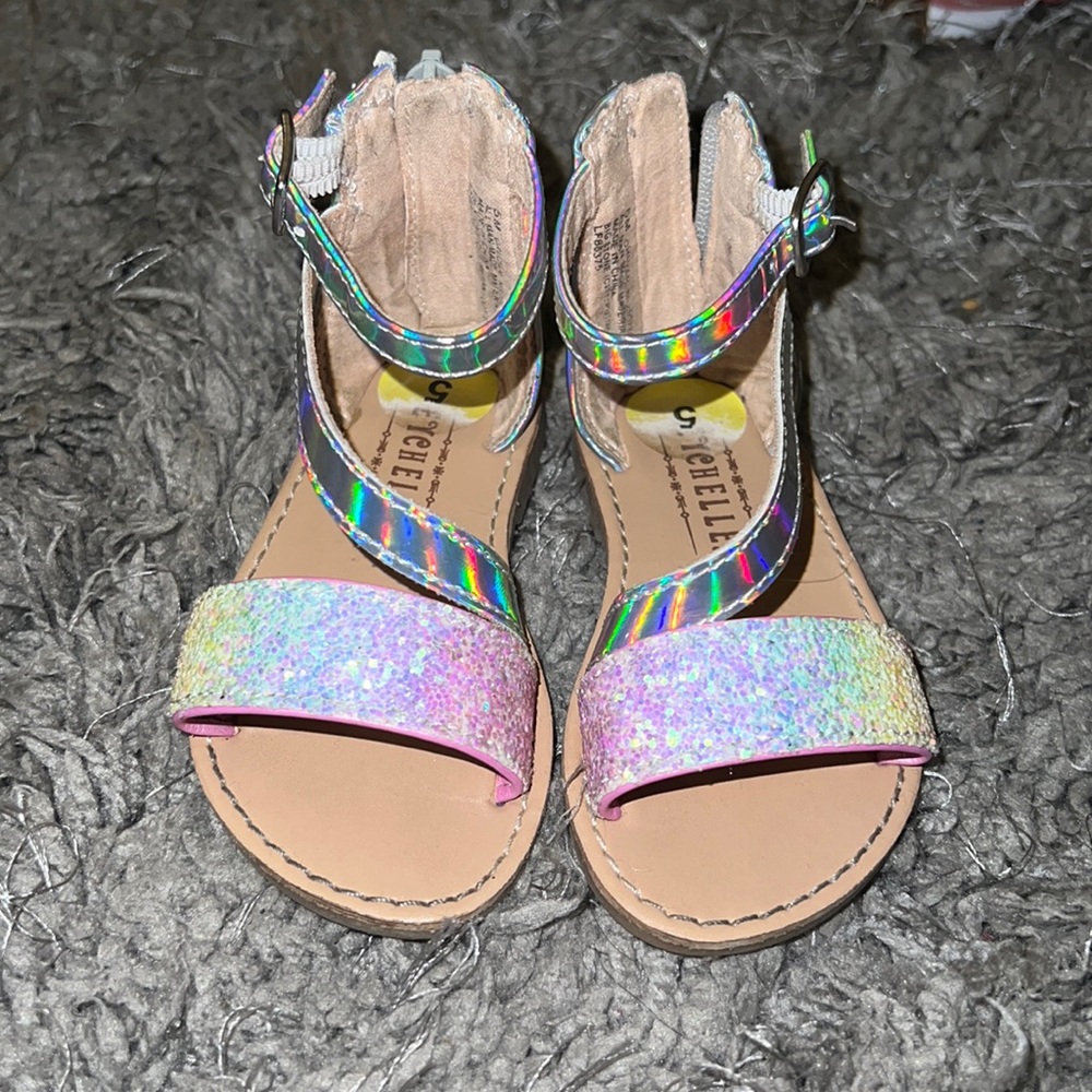 Silver sandals
